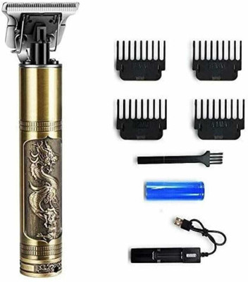 TechElectro vintage t9 trimmer Trimmer 120 min  Runtime 4 Length Settings(Gold)