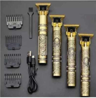 Baleds Professional Hair Clipper Fully Waterproof Trimmer 90 min Runtime Trimmer 60 min  Runtime 4 Length Settings(Gold)
