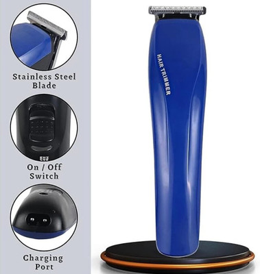 HHTTCC Comfortable and Easy-to-Use H T C Ergonomic AT-528 Trimmer Trimmer 60 min  Runtime 4 Length Settings(Blue)