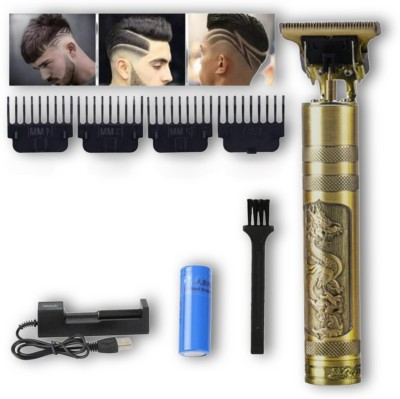 navdevi enterprise Beard Or Hair Trimmer For Men Fully Waterproof Trimmer 120 min  Runtime 1 Length Settings(Gold)