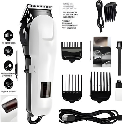 BEXCEL PROFESSIONAL MAXTOP 809po0i00jmf TRIMMER Body Groomer 120 min  Runtime 5 Length Settings(White)