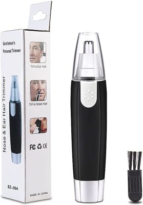 SRYFIT Painless 3 in 1 Electric Nose and Ear Hair Trimmer Eyebrow Clipper Waterproof Trimmer 1 min  Runtime 1 Length Settings(Black)