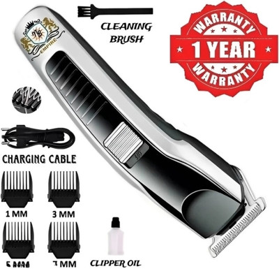 AVENUE AT-538 Beard and Hair Clipper Trimmer 60 min Runtime 4 Length Settings Trimmer 60 min  Runtime 4 Length Settings(Silver, Black)