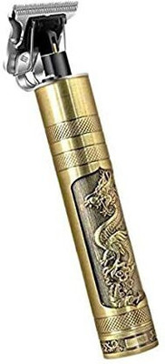 SOULFLARE Professional Golden Metal Maxtop t99 Body Trimmer Haircut Grooming Kit Z100 Trimmer 60 min  Runtime 4 Length Settings(Gold)
