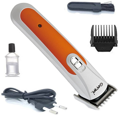Geemy Personal Useful Rechargeable Shaver Cordless Beard Trimmer Clipper For Adults Trimmer 45 min  Runtime 4 Length Settings(Multicolor)