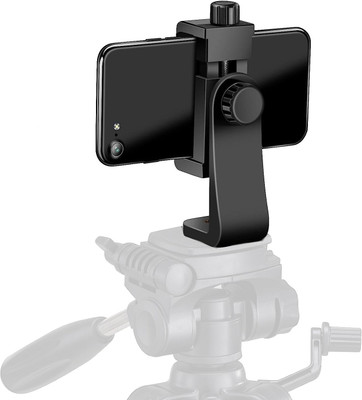Zohlo 360 Degree Rotatable Universal Tripod Mount Adapter Tripod Bracket, Tripod Clamp(Black, Supports Up to 500 g)