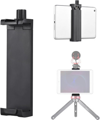 FKU 360° IPAD Tablet Adapter Bracket for Camera Stand Smartphones & All Types of Tripod Bracket(Black, Supports Up to 1000 g)