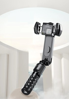 ASTOUND Professional Gimbal Stabilizer for Smartphone Tripod Kit(Black, Supports Up to 500 g)