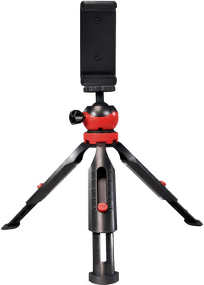 Prolite Mini Table Tripod (MTR-220) with Mobile Holder | Tripod Kit(Black, Supports Up to 2000 g)