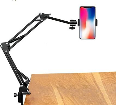 Online Delhi Fashion ODF Overhead Mobile Holder Tripod Camera Stand with 360 Rotation Tripod Tripod Kit(Black, Supports Up to 1200 g)
