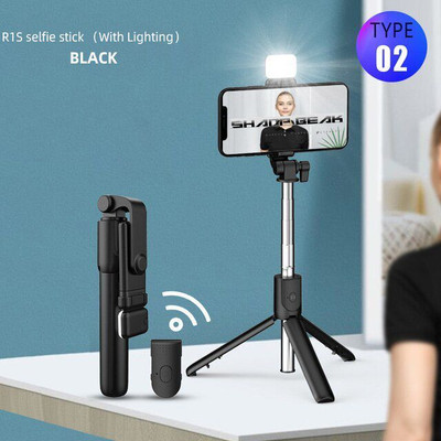 ZmiZc ® Top Brand - Fast Delivery- Best Quality + [12months Warranty] r1s Bluetooth Selfie Stick(Black, Remote Included)