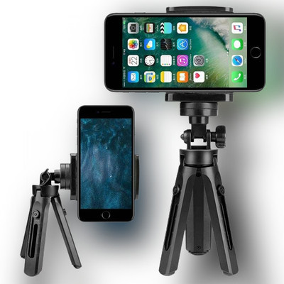 ASTOUND 360 Degree Rotation Mini Tripod Support-Black Tripod Kit(Black, Supports Up to 500 g)