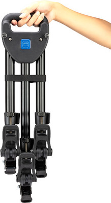 Cronus Profesional Aluminum Alloy Extendable Adjustable Tripod Dolly With Rubber Wheels Tripod Kit(DSLR Camera Camcorder Photography Photo Movie Film Video Making, Multi-coloured, Supports Up to 30000 g)