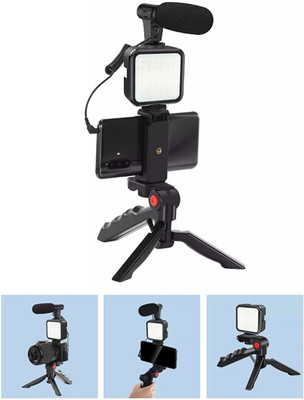 Smars 6-in-1 Tripod Kit, Monopod Kit(Black, Supports Up to 1500 g)