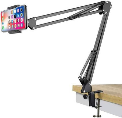 brotherstrendz Flexible Clamp Mount Tripod Stand for Mobile Phones Tripod(Black, Supports Up to 50 g)