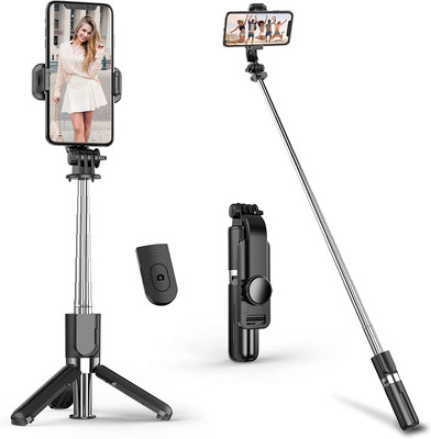 Storia SELFIE STICK Tripod(Black, Supports Up to 215 g)