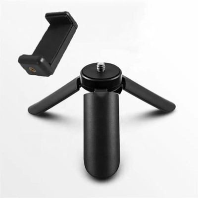 SANNO WORLD HOT SALE MT-01 Desktop Mini Tripod Max Load Bearing 2 Levels Adjustable Height Tripod(Black, Supports Up to 500 g)