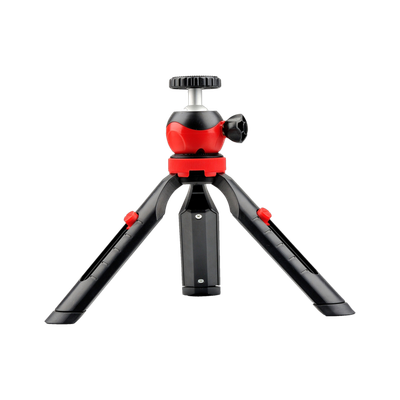 DIGITEK DTR 200 MT Portable & Flexible Mini Tripod | With 360 Degree Ball Head | For Smart Phones | Compact Cameras | GoPro | Maximum Operating Height: 7.87 Inch| Maximum Load Upto: 1 kgs (Black/Red) (DTR 2OO MT) Tripod(Black, Supports Up to 1000 g)