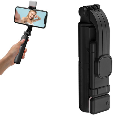 Point Zero c Portable Camera Photography Live Tripod Cell Phone Tripod(Black, Supports Up to 400 g)