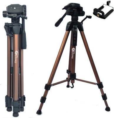 eloies 5.6 Feet Heavy-Duty Tripod for DSLR, Mirrorless Cameras & Smartphones (Tl-61) Tripod(3 Way Pan Head, Aluminium Built, FREE Mobile Mount & Carry Bag, Photo & Video Tripod, Supports Up to 5000 g)
