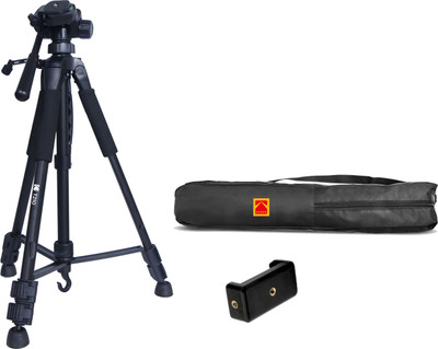 KODAK T210 150cm Three Way Pan Movement Tripod(Black, Supports Up to 3500 g)