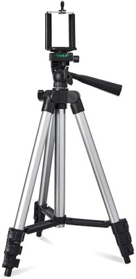 BLV Adjustable 3110 tripod for vlogging,DSLR cameras,Android/iPhone (Silver,Black) Tripod(Silver, Supports Up to 3000 g)