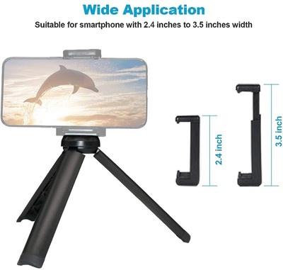 TECHGEAR Lightweight Mini Tripod for Camera/Phone/Webcam, Extendable Tripod Stand Tripod(Black, Supports Up to 0.24 g)
