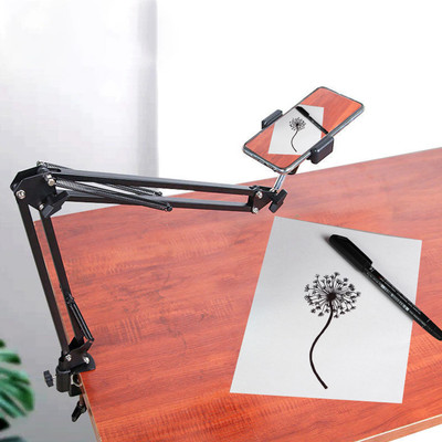 ZOKMOB Overhead Video Stand Phone Holder for Streaming Cooking Art Sketch Craft Videos Tripod, Tripod Kit, Tripod Clamp, Tripod Bracket, Monopod, Monopod Kit(Gooseneck Mobile Holder, Supports Up to 1200 g)