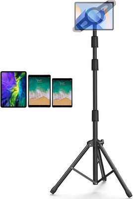 BROLAVIYA Multi-Direction Universal Tripod Stand For All Tablet 9.5-14.5 Diagonal Inches Tripod(Clear, Supports Up to 500 g)