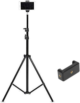 Omotion Lightweight & Portable Portable 7 Feet (84 Inch) Long Tripod Stand Tripod(Black, Supports Up to 2000 g)
