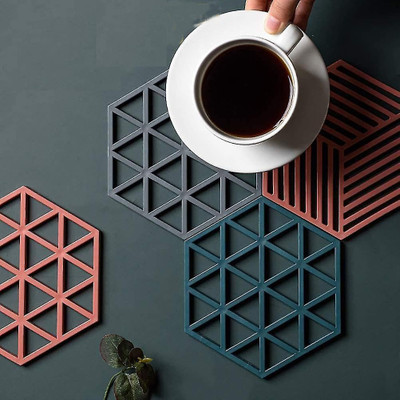 Ality Pot Holder Mats for Hot Dishes, Heat Resistant Pads Multipurpose Multicolor mate Trivet(Pack of 4)