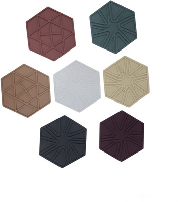 Freshome Heat Resistant Hot Protector - RA069 Silicone Trivet(Pack of 1)