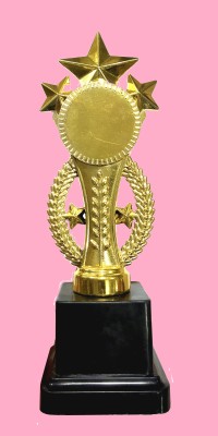 Be Win THREE STAR DESIGN TROPHY FOR SCHOOL COMPETETION SPORT CELEBERATION1 Trophy(10.5INCH)