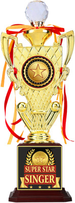AARK INDIA superstar SINGER winner/Singing Competition prize:1st Place Trophies (PC002589) Trophy(13 inch)