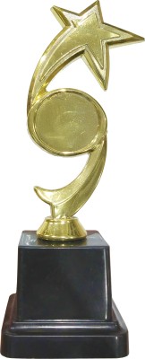 Be Win SINGLE STAR DESIGN 9INCH TROPHY FOR SCHOOL COMPETETION AND FOR SPORT Trophy(9INCH)
