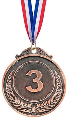 LCARNO Bronze Award Medals, Premium Zinc Alloy Winner Medals Prizes for Sports 1 Pc Medal(2 inch)