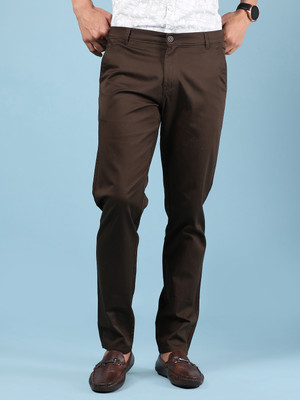V-MART Slim Fit Men Green Trousers