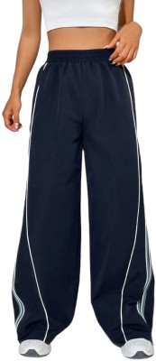 Tabadtod Loose Fit Women Dark Blue Trousers