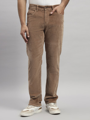 Sand Dunes Regular Fit Men Khaki Trousers