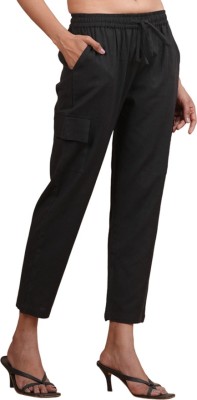 AlkaCreation Regular Fit Women Black Trousers