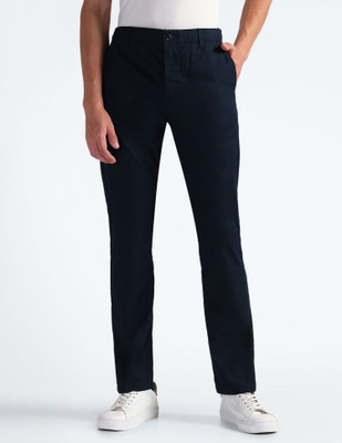 FLYING MACHINE Straight Fit Men Blue Trousers