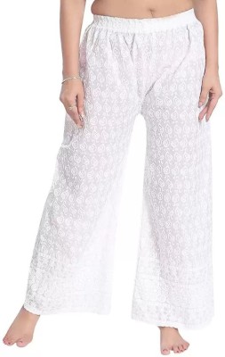 LATUKA Regular Fit Women White Trousers