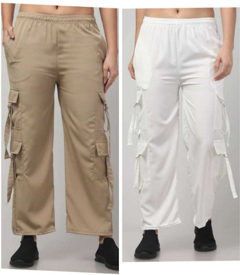 Subhaan Fashion Relaxed Women Multicolor Trousers