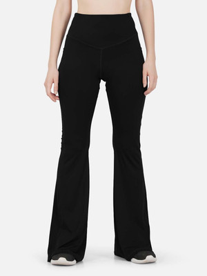 IMPERATIVE by NEU LOOK Flared Women Black Trousers