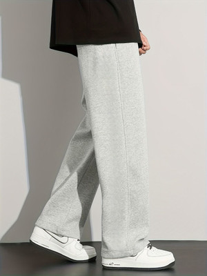 Daphne Maurier Loose Fit Men Grey Trousers