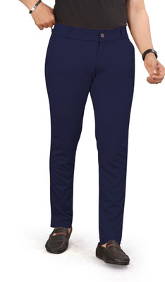 lapataclub Regular Fit Men Blue Trousers