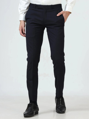 McHenry Slim Fit Men Dark Blue Trousers