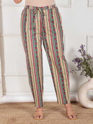 Aramya Comfort Fit Women Multicolor Trousers