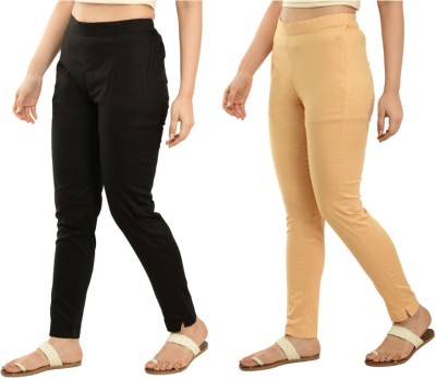 Nael Fashion Regular Fit Women Black Trousers