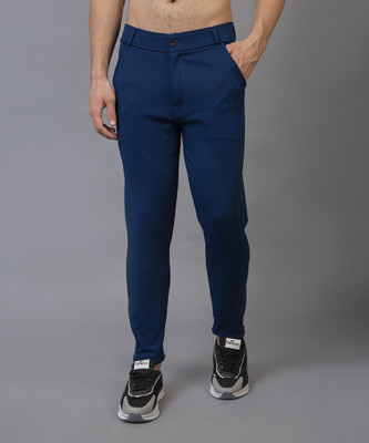 DriftLayer Regular Fit Men Dark Blue Trousers